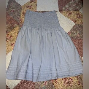American Eagle XL Smocked Strapless Dress